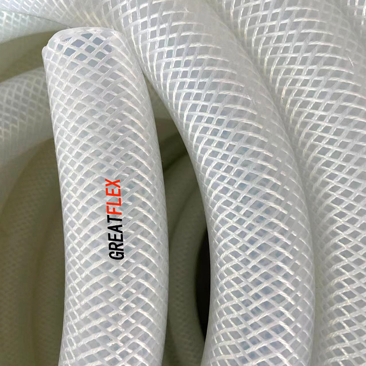 GREATFLEX制药级透明高压蒸汽网纹硅胶管BG20厂家