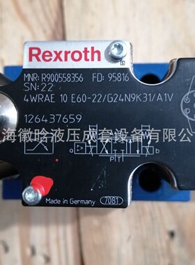 R900558356比例方向阀 4WRAE10E60-2X/G24N9K31/A1V现货