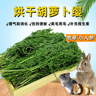 现货烘干胡萝卜缨兔粮幼兔饲料干草料兔子草龙猫牧草叶子干叶