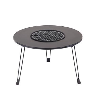 户外围煮茶的炉KBN可折叠火取会暖木炭烧烤炉家用聚炉小盆圆桌