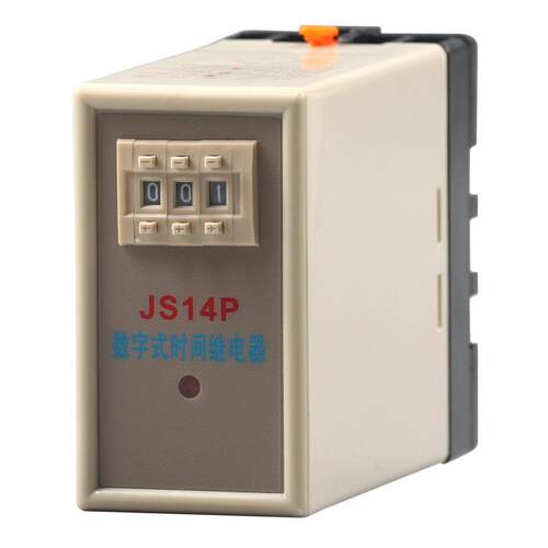 数字式时间继电器通电延时二/三位调节JS14P380V9.9s99M220V