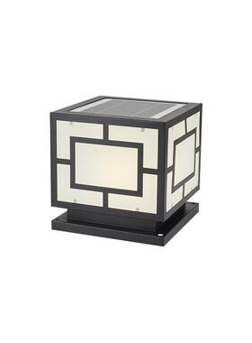 字围墙柱头灯阳能29513接led庭院灯中式简约小太区户外别中墅景观