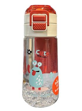 乐24水杯便季携男女学生容希XL-2428K量儿童夏吸管大运动简约水壶