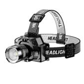 户头感应夜钓鱼超亮强光超续YT 灯矿LED激外光铝合金头 X71航戴式