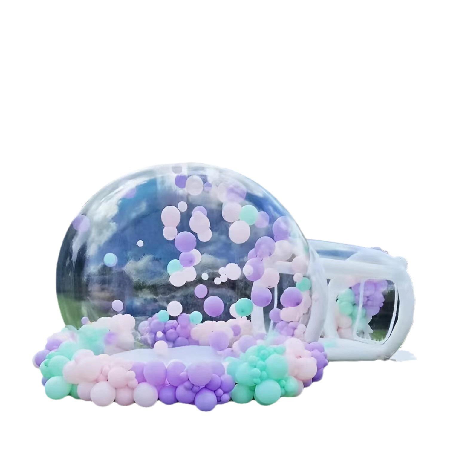 充气泡泡屋星空帐篷透明布置乐园网红雪花球生日婚礼户外民宿外贸
