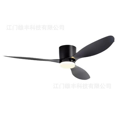 北欧吸顶风扇灯卧室餐厅家用低楼层新款智能电风扇吊灯可调光