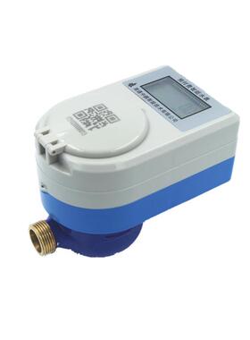 ic卡高预付费智能水表家寓用旋翼式lxs公冷热纹dn20精度计螺量