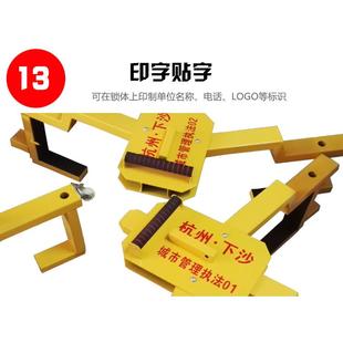 加厚大三叉车轮锁大货车渣土车大型汽车轮胎锁车器防撬防砸
