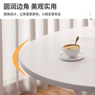 折叠桌阳台简易圆桌小户型家用餐桌摆摊吃饭桌子可休闲桌椅原
