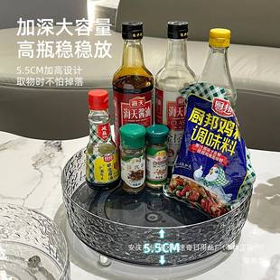 厨房用品油盐酱醋旋转调料盒收纳大全调味品置物架台面家用多功能
