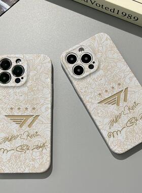 WBG/BLG/T1/JDG/LNG战队手机壳THESHY可定制FAKER适用于苹果15/14pro华为小米oppo