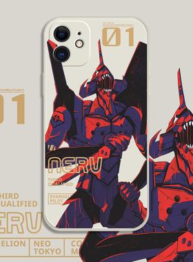 原创福音战士eva液态硅胶手机壳明日香适用iPhone13xr678华为小米