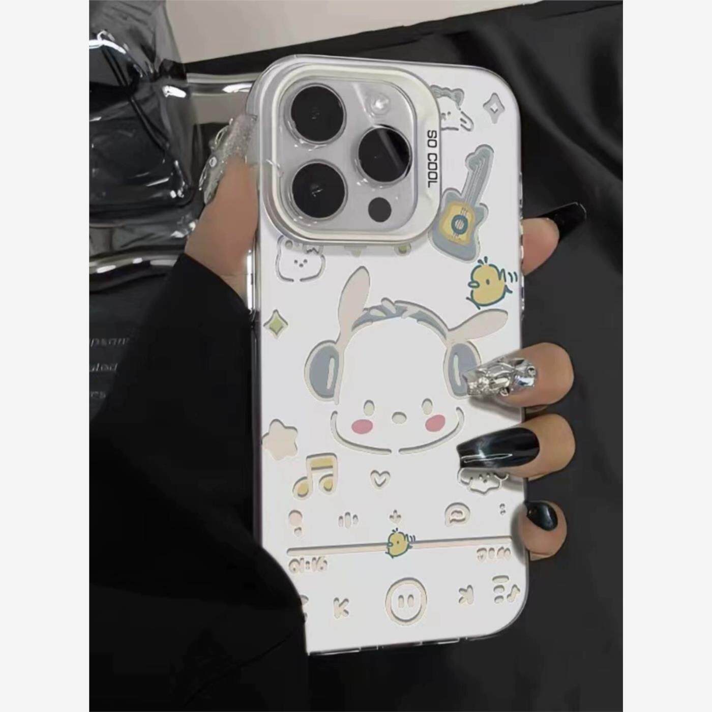 耳机帕恰狗适用13苹果15promax手机壳iphone14一加iqoo12红米k70小米100荣耀50/80/90nova11华为mate60凯蒂猫