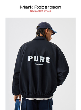 Mark Robertson25AW运动立领宽松夹克防风防水外套休闲美式高街