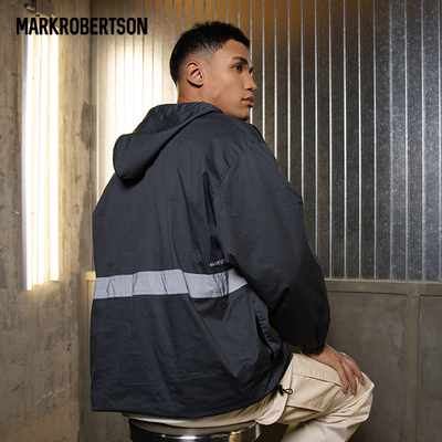 防风保暖美式复古半拉链