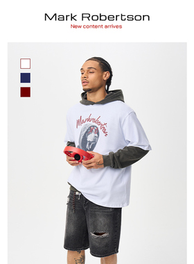 Mark Robertson2025ss新款宽松半袖狗夏季圆领oversizeT恤纯棉