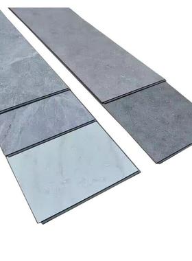 Spc锁石材塑料地板大理石水泥灰色Pvc扣上防水餐厅酒店家