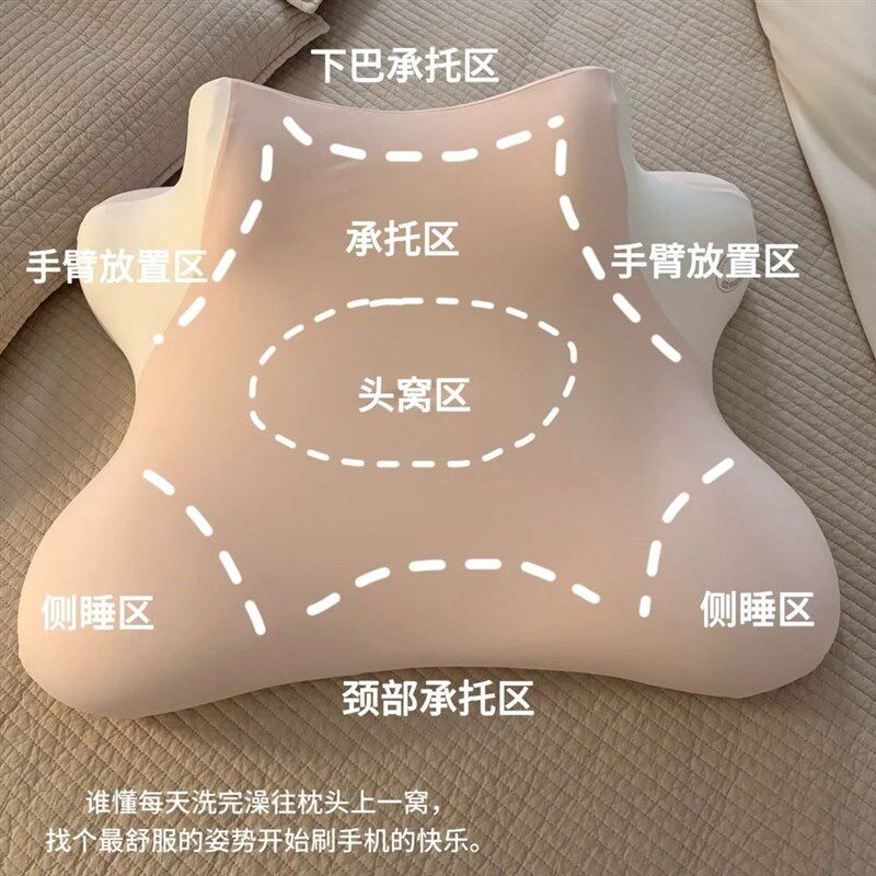 多功能记忆棉趴睡枕软硬两用颈椎专用枕头多姿势卧室靠枕午睡枕头