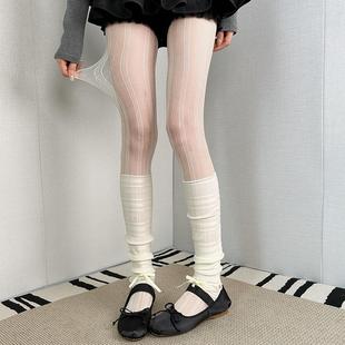 西岭袜舍 这双芭蕾袜套安利给所有甜辣妹冰丝面料 防晒又显白