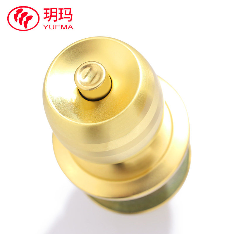 玥玛不锈钢球形锁家用通用老式室内木门锁房门锁舌卫生间球锁圆头