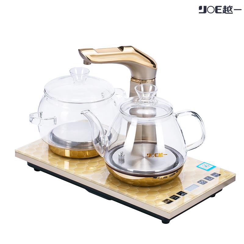 (德邦包邮)越一电器K89玻璃智能恒温自动上水电热烧水壶泡茶炉