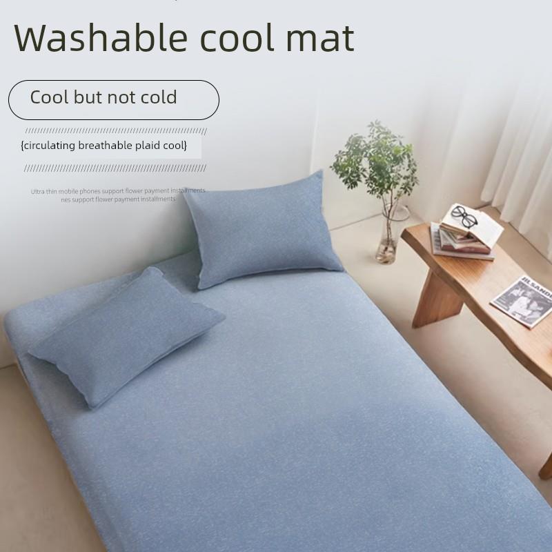 婴儿冰丝清凉夏季抗菌床单垫可折叠型三或四件套2025新款式