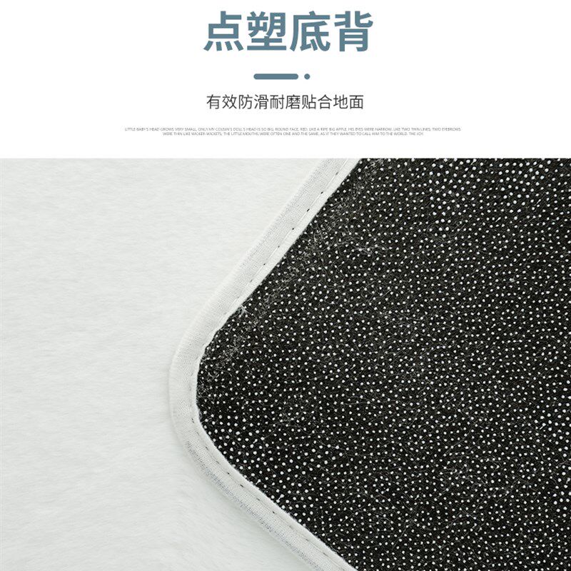 现代简约飘窗垫窗台垫ins新款四季通用短绒纯色白色定制定做尺寸
