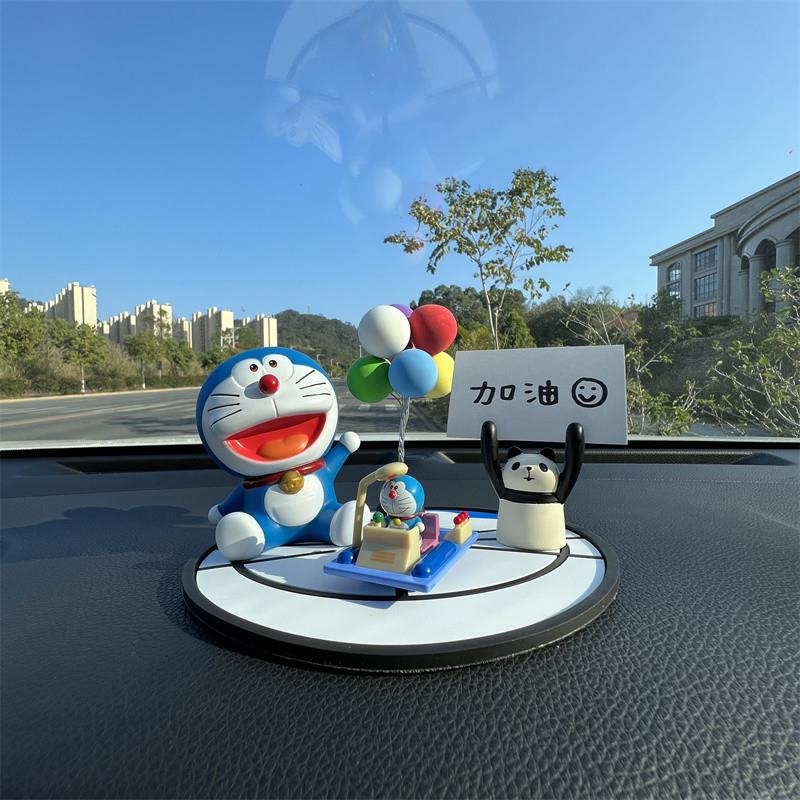 蓝胖子汽车摆件哆啦A梦车载摆件 车上装饰品机器猫中控台车内饰品