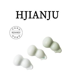 花间居葫芦笔搁天然玉小摆件毛笔置笔架古风笔托文房四宝汝窑烧制