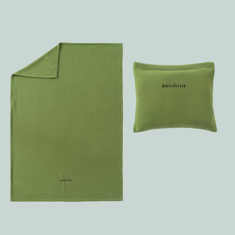 飞机头等舱航空盖毯办公室午睡毛毯子收纳折叠包便携夏季车上用被