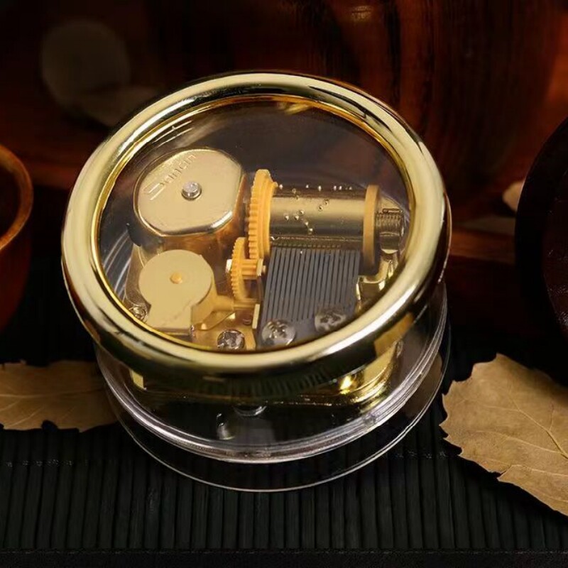 精选苏民峰风水摆件天空之城音乐盒八音盒复古金属机芯械发条式小