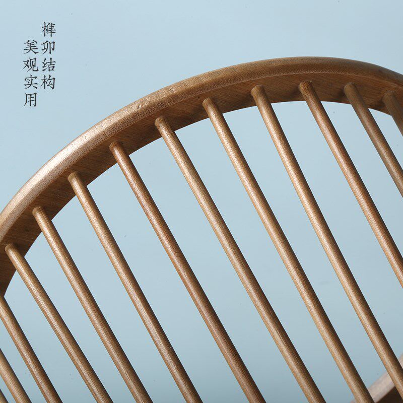 创意家用客厅竹子垃圾桶新中式镂空楠竹垃圾篓纸篓衣物收纳篓竹篓