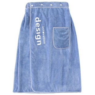 精选浴巾男款男士专用家用按扣浴巾可穿男专用穿衣式个不掉毛吸水