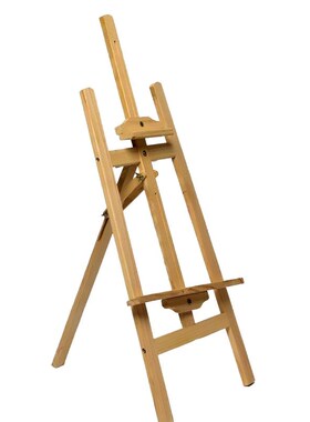数字油画木质画架美绘画术素描油画写生支架式多功能折叠伸缩画架