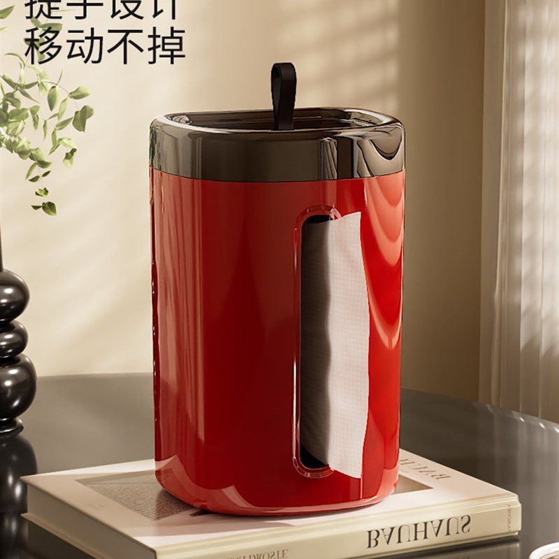 抽纸盒轻奢高级感客厅茶几桌面家用中古风纸巾盒创意餐巾纸收纳盒