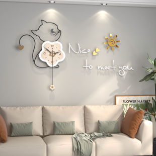 精品创意客厅墙上壁挂铁艺餐厅壁饰挂件电视背景墙面钟表挂饰卧室