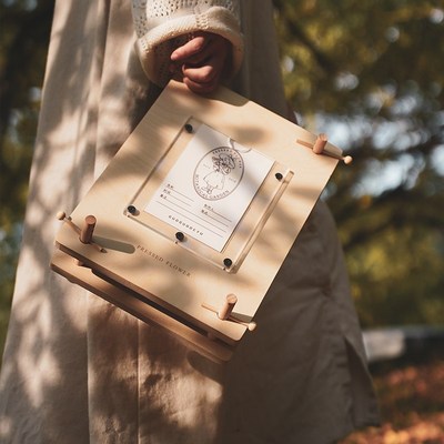 省力压花器手工制作植物标本w工具树叶花瓣干花压花板押花器材料