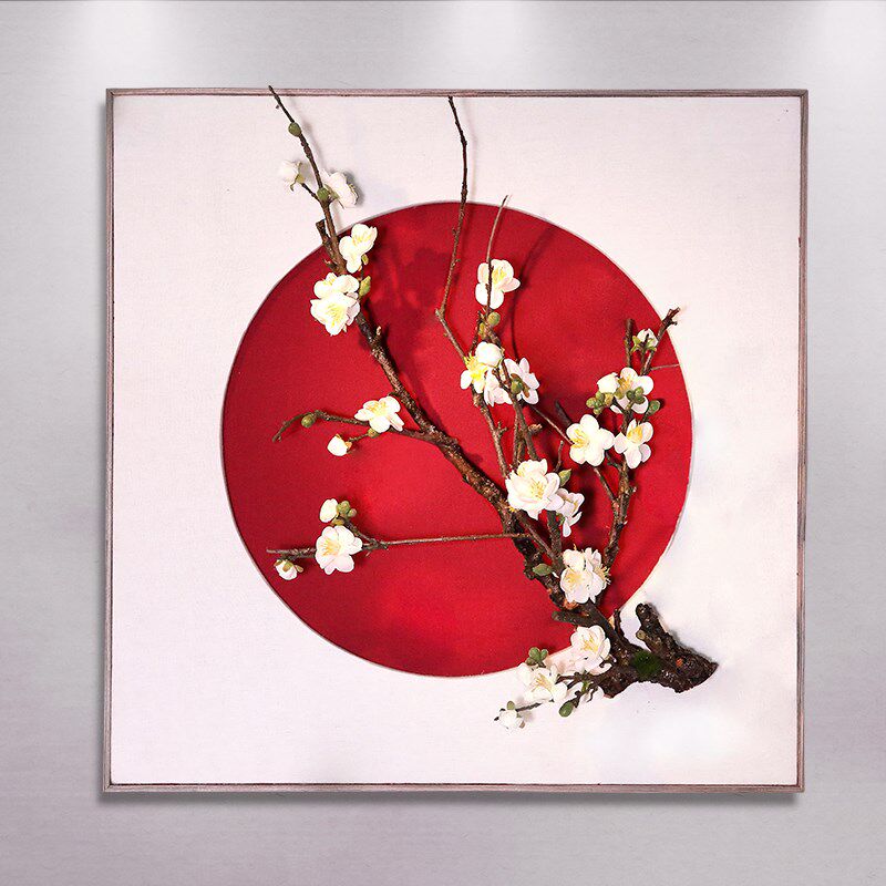 创意客厅餐厅玄关壁挂家居挂饰立体干花挂画墙上墙U面墙壁装饰挂