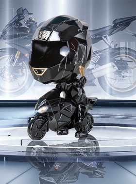 速发进门关户鞋入收纳摆件玄柜酒柜茶几摩托机车模型装饰品