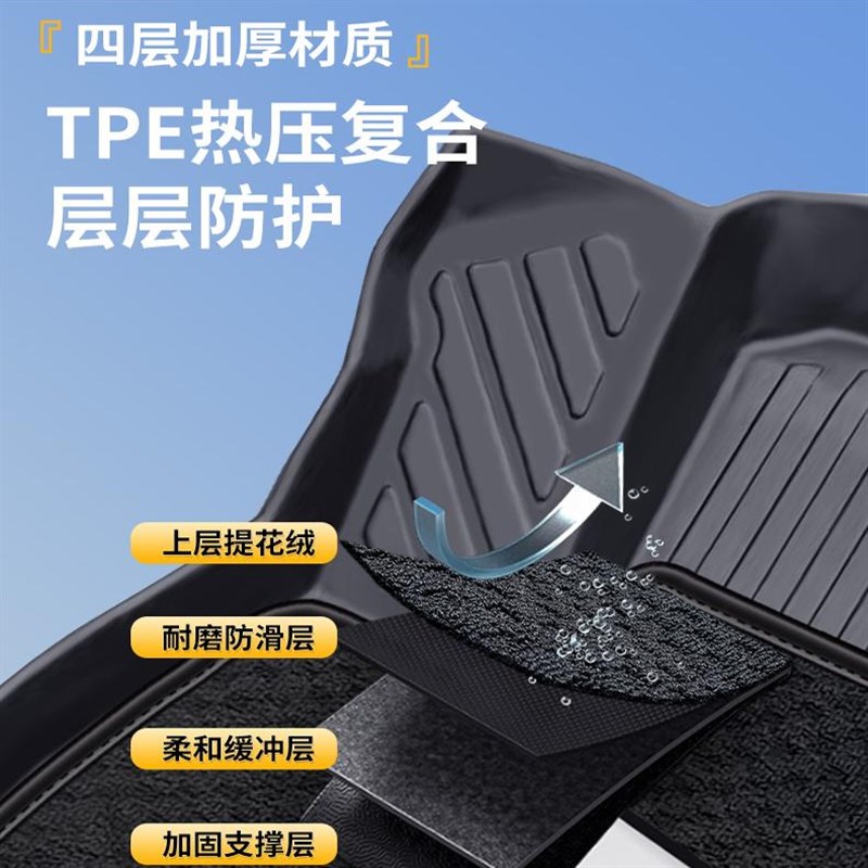 速发TPE长安cs75逸动CS5脚垫55汽车uiv糯玉米UIT启源a07