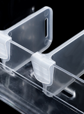 速发冰箱板隔板加长侧门收纳盒可调节分割片小挡分分隔夹神断分格