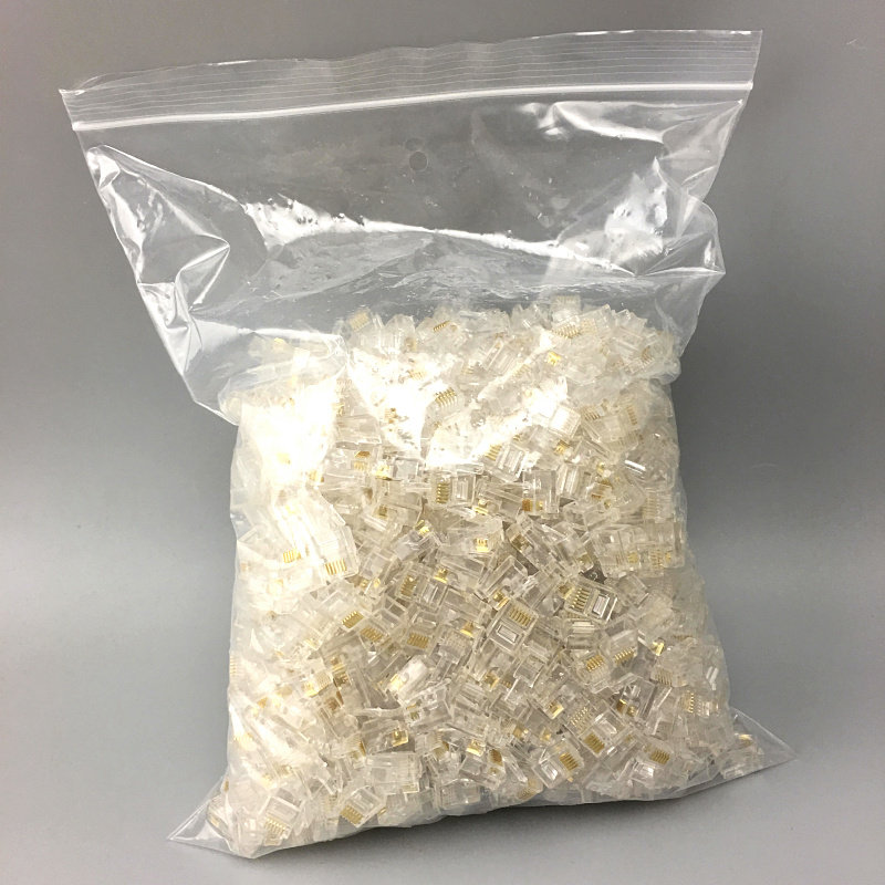 速发6C水晶头水晶头/六芯水晶头工控水晶头6芯水晶头1000个