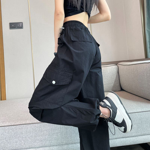 速发黑色速干工裤装欧货套街酷飒拽姐炸装痞帅运动冲锋爬山裤子