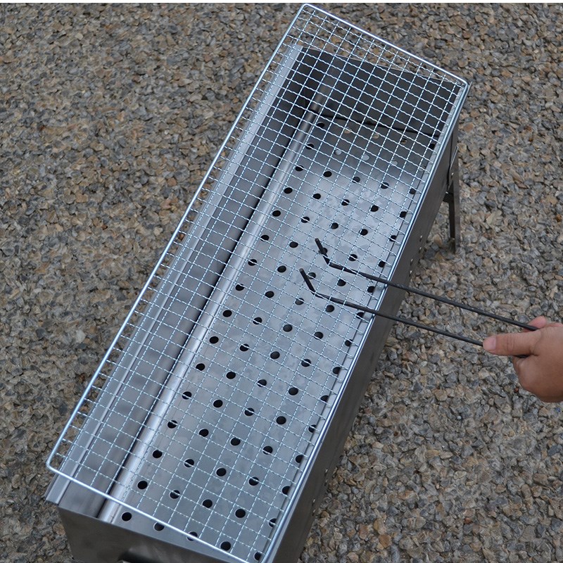 速发烧烤工具烧烤网烧烤炉子配件方炭烧烤炉烧烤网片木烧网格烤配