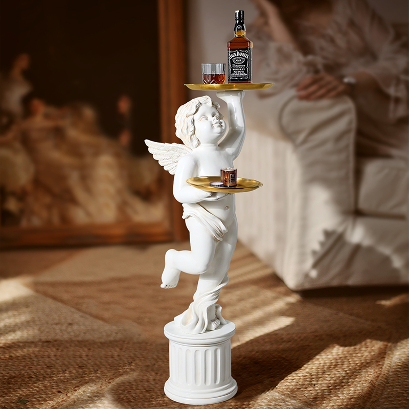 速发装使收纳落地大型摆件简约欧式客家电视柜旁边厅居天饰品乔迁