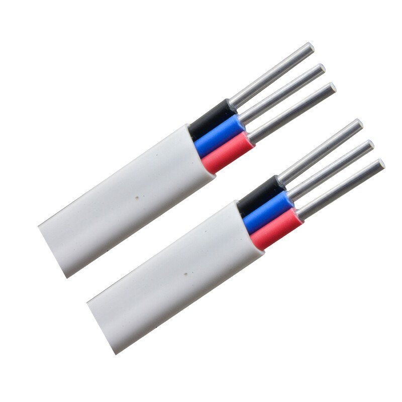 速发国标铝芯/缆2线芯芯2.5/4电6平方三芯家用户外架空护套电线白