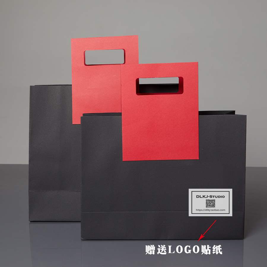 速发高端纸袋小号纸袋子礼品装提袋化妆品衣服子店手印刷logo