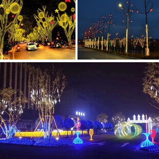 速发树灯亮化树木外e饰户装灯光h秀挂灯防水灯行街道步光节造型灯