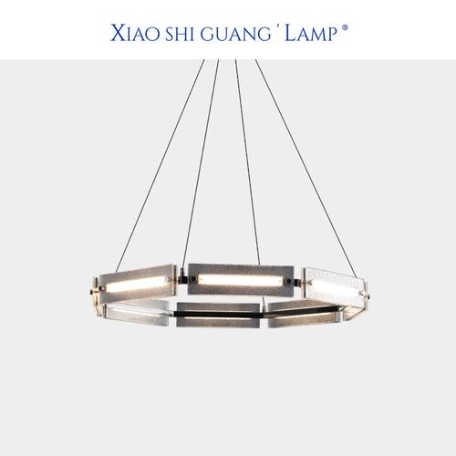 速发客厅吊简灯约设计师圆环意式极简家奢2025新轻用餐厅卧室吊灯