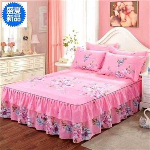 速发八。5式四季1米8乘2一裙五床保床罩全U棉防尘单件